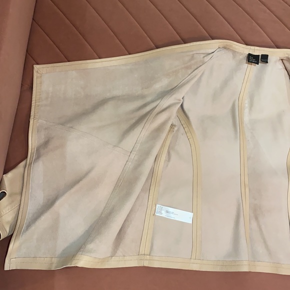 New Eileen Fisher Fisher Project leather jacket - Picture 10 of 14